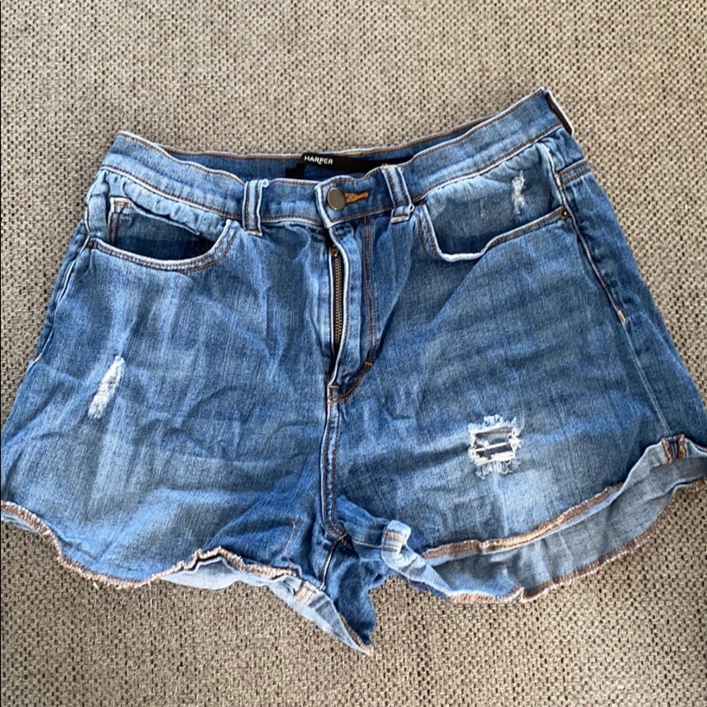 High Waisted Jean Shorts
